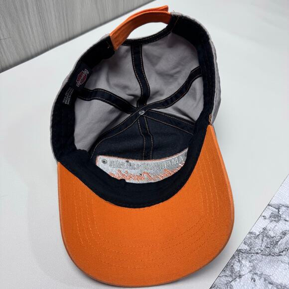 Harley Davidson Namesake Baseball Cap American Legend Mil. USA One Size Gray - Picture 7 of 9